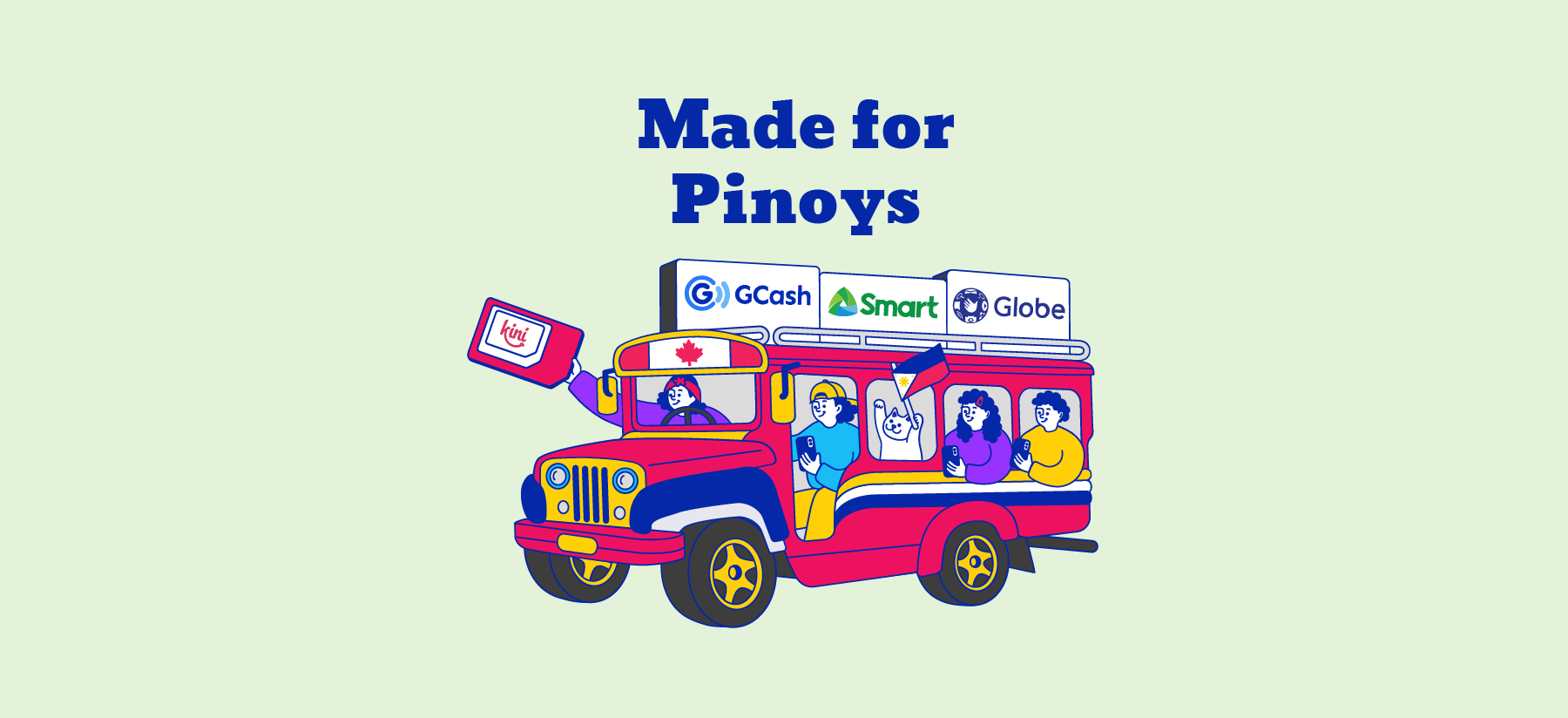 kini mobile - Pinoy Perk Banner in English
